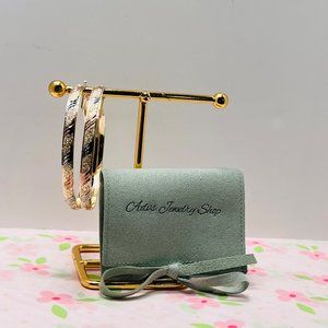 Gold Earrings, Large Hoops, Tritone Gold Hoops, Cute, Gift for her, Gold Jewelry